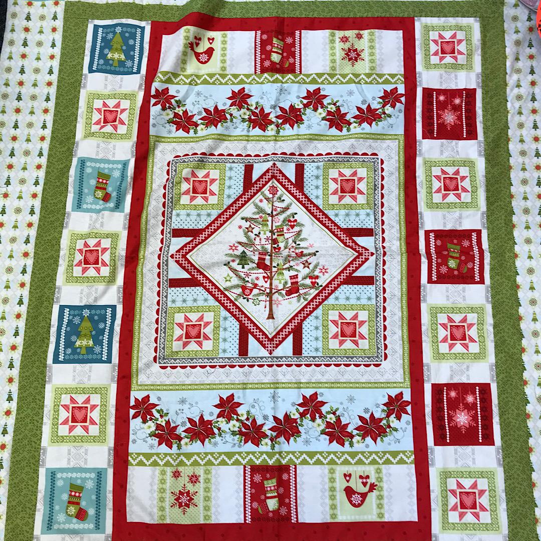 O Christmas Tree Quilt Kit The Log Cabin Fabric, Sewing Kits in Essex