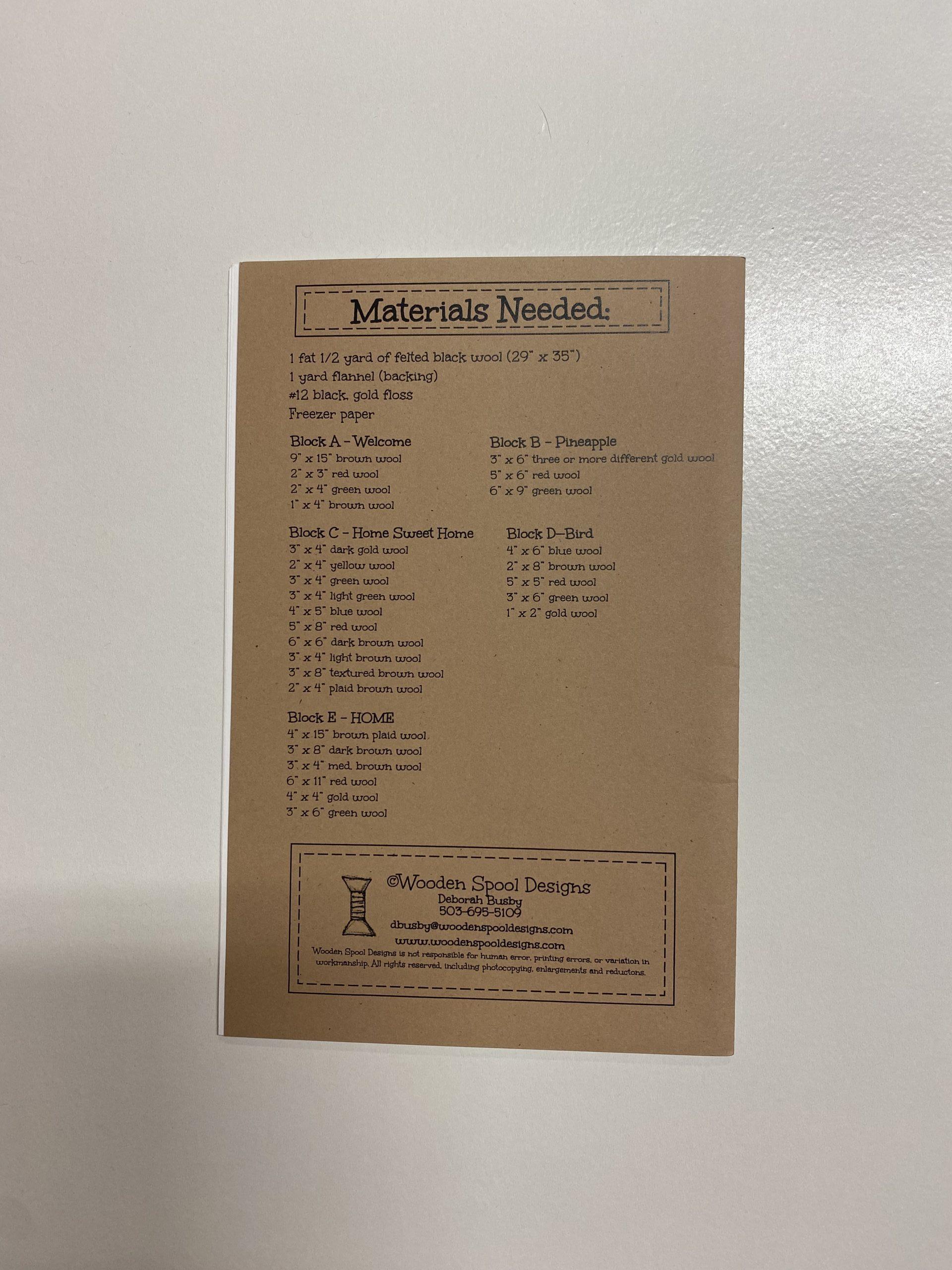 Home Is Where The Heart Is Pattern By Wooden Spool Designs- wsd#1304 - Image 2