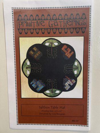 Primative Gatherings -Saltbox Table Mat Designed By Lisa Bongean