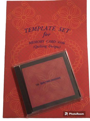 Template Set For Memory Craft #106 (Quilting Designs)