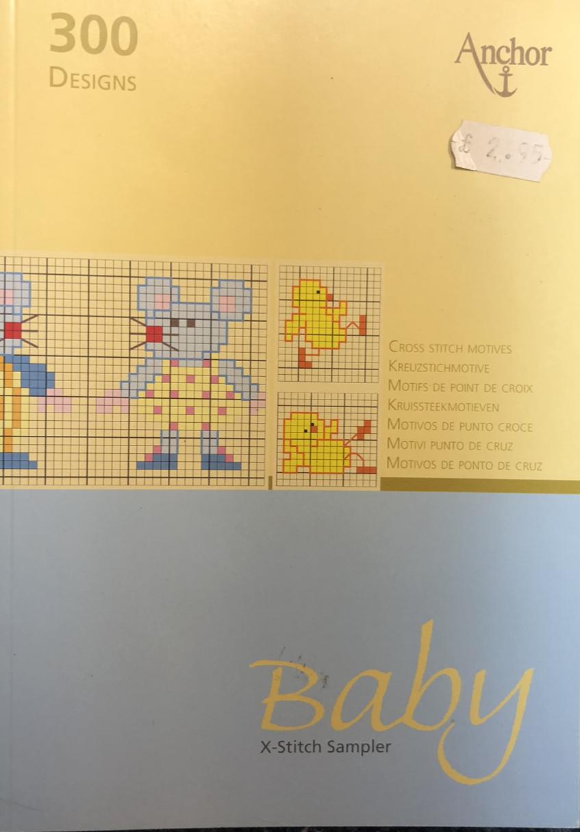 Baby X-stitch Sampler Book -Anchor