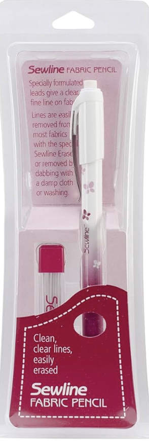 Sewline Fabric Pencil - White