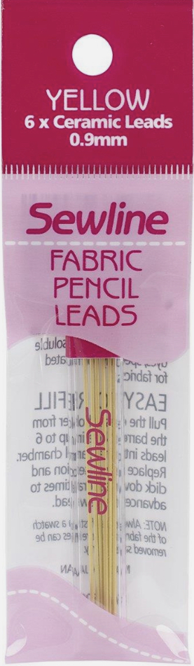 Sewline Fabric Pencil leads -Yellow