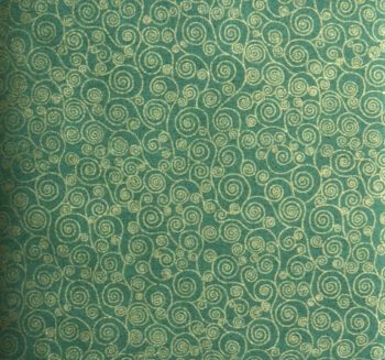 1398/G Matallic Scroll From Makower UK