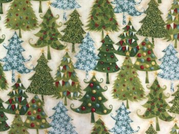 1095/Q Yuletide Trees From Makower UK