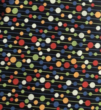 3138/Black Pom Pom Dot from Michael Miller