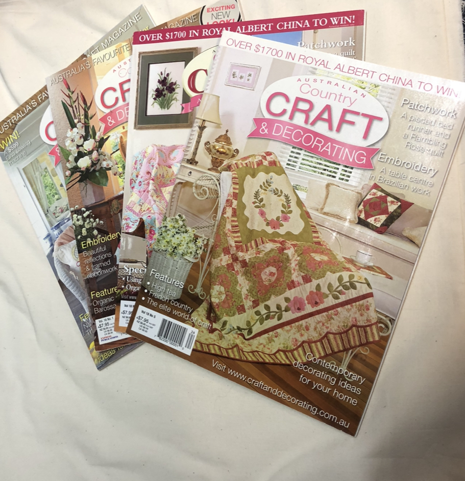 Australian Country Craft & decorating Magazine Bundle 3