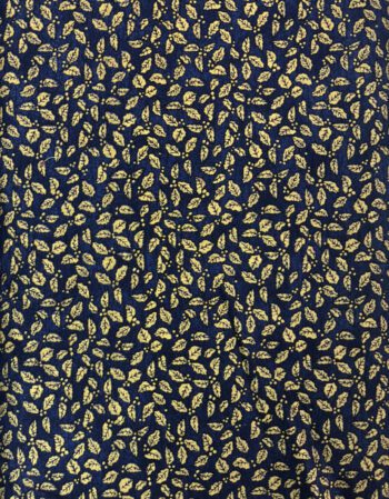 DT 111714 - gold leaf on royal blue Designed By Beth Ann Bruske for David Texiles