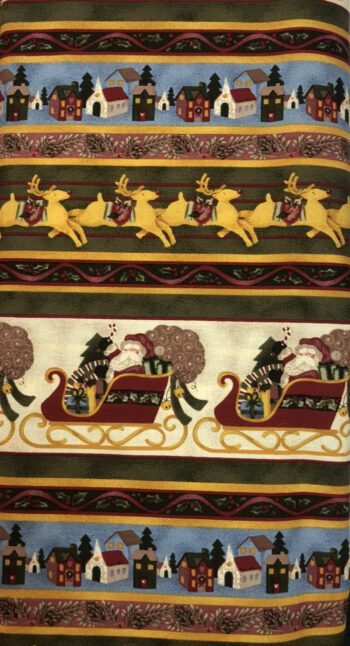 387/40 - Happy Holidays By Nancy Halvorsen For Benartex.