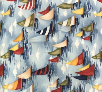 DEBI-C6021 Yachts On The Water For Timeless Treasures Fabrics