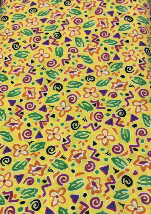 Yellow Kaleidoscope By Peter Pan Fabrics