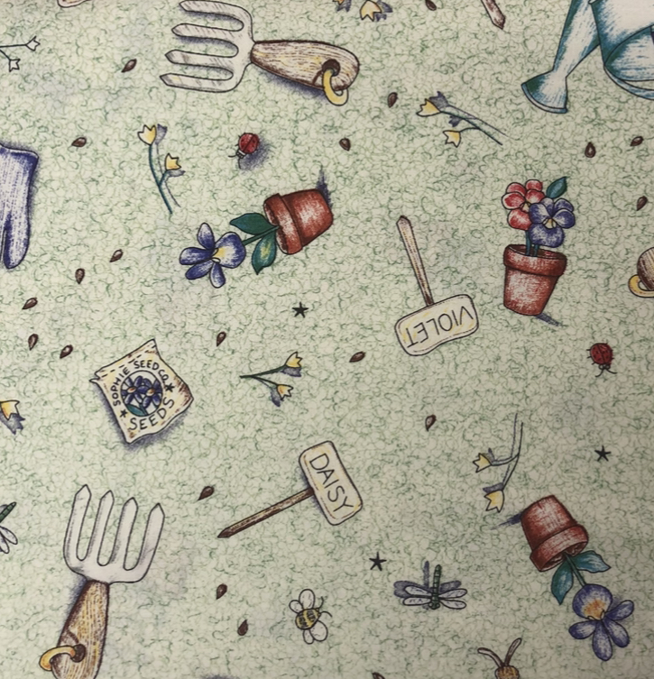 Miss Milly's Garden By Kim Churbuck for P&B Textiles