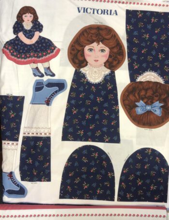 V7649-N Victoria Doll Fabric For Ebor Fabrics