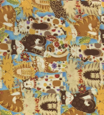992 Fancy Cats 2 Crowed Cats For Makower