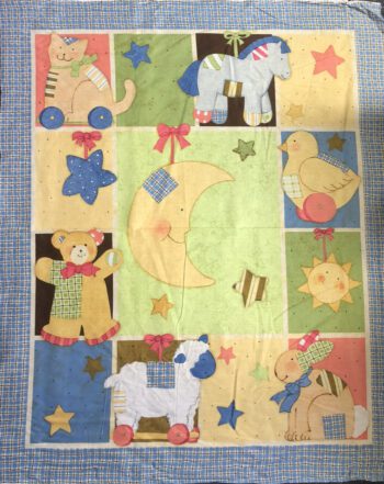 CP39218 Toy Chest Panel By Susan Winget For Ebor Fabrics