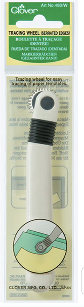 Clover Tracing wheel ( serrated edge) #480/W
