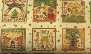 989 Fancy Cats 2 Labels For Makower