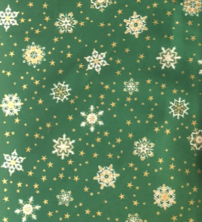 CR 8708/7B  Christmas snow flakes By Cosmo Texiles