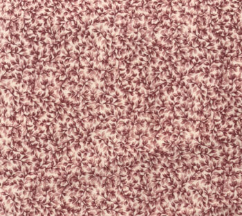 K42/05 - Dusty rose fabric covered in miniture foliage for Perfect Occasions