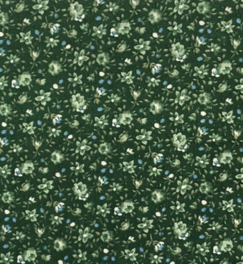 1131102#7 Green Floral For Anbo Textiles