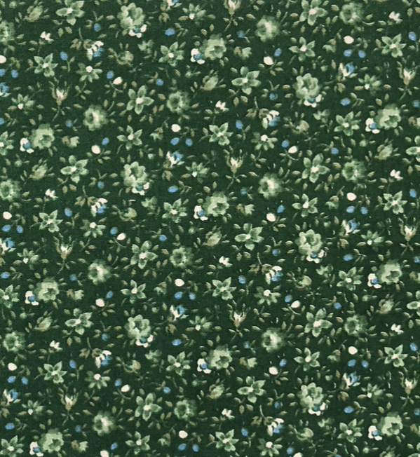 1131102#7 Green Floral For Anbo Textiles