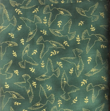 953/G Metalic Outline Dove From Makower UK