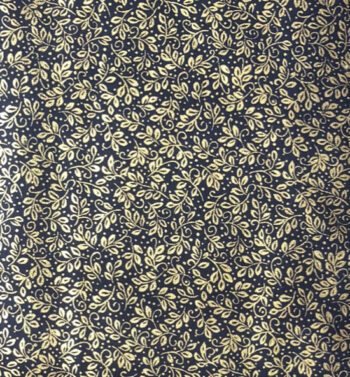 3886 Bloomsbury Gold Leaf Metalic From Makower UK
