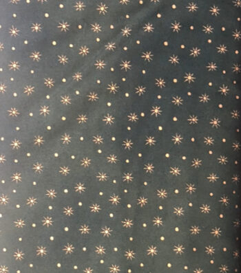 081 stars green By Valerie Greeley for Makower UK