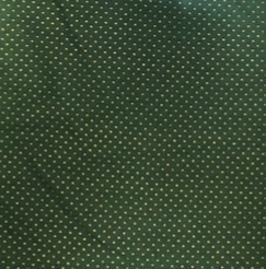 John Louden Craft collection Green/Gold dots