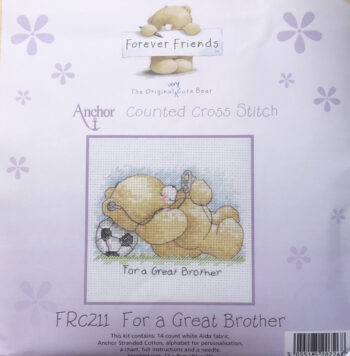 FRC211 For A Great Brother Forever Friends Cross Stitch