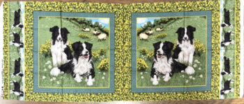 3088 Sheepdogs Cushion Panel By Makower UK