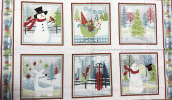 9683P/09 Holiday Cheer Panel By Jan shade Beach For Henry Glass
