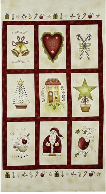 26557 All Things Christmas Panel By Gail Pan For Red Roaster Fabrics