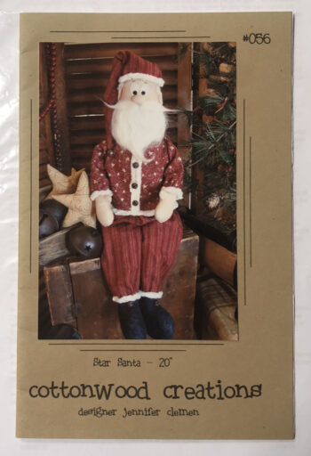 #056 Star Santa Pattern CottonWood Creations