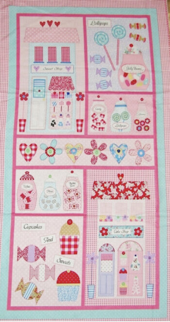 3640 Sweet Shoppe Panel by Michele D'Amore For Benartex Fabrics